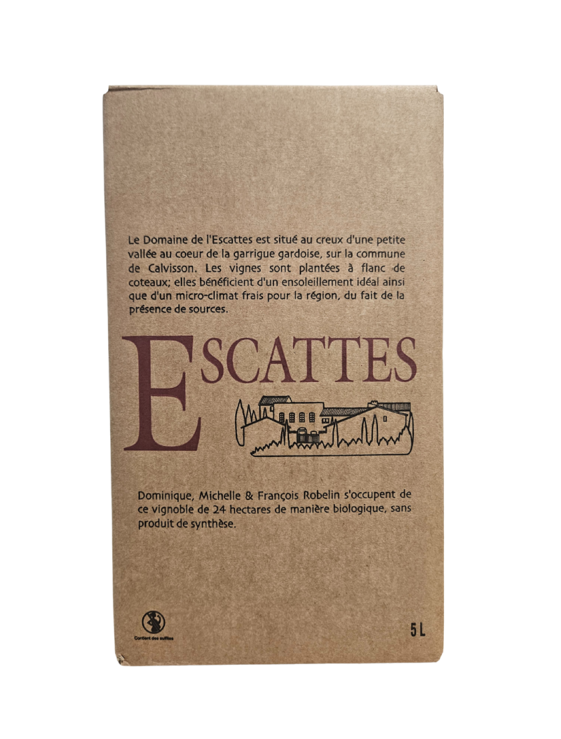 Domaine Escattes - Tradition IGP Gard - BIB 5L Rouge